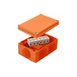 Κουτί Διακλάδωσης πυροπροστασίας 6πόλων διατομής αγωγου 4mm / ΙΡ54 125Χ85Χ59  - SEZ