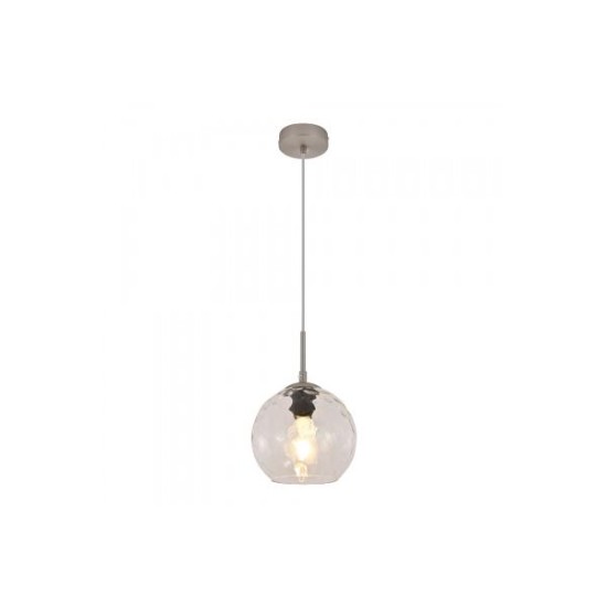 Κρεμαστό φωτιστικό από μελί γυαλί 1XE27 D:30cm (4039-A-Amber) - INLIGHT