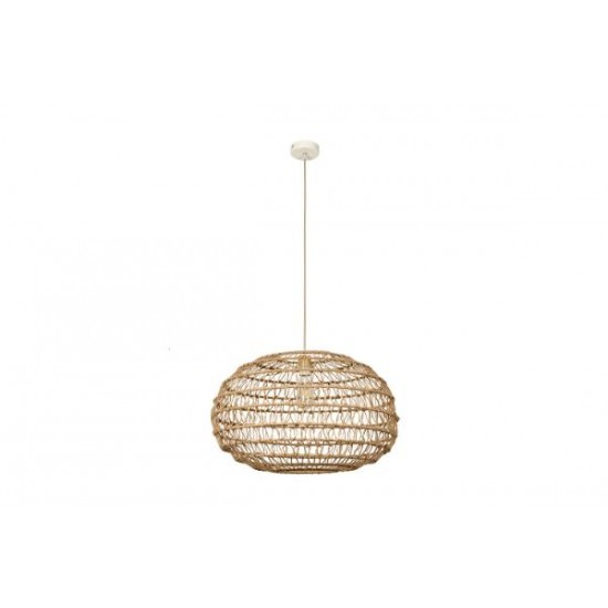 Pendant light E27 made in rope 60x45cm (4041-A) - INLIGHT