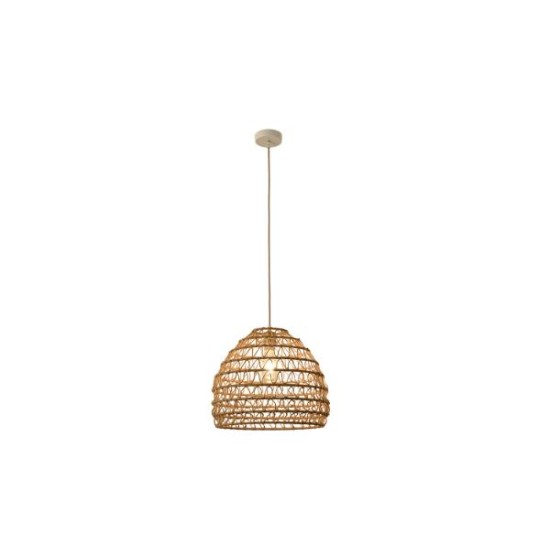 Pendant light E27 made in rope 40x40cm (4047-A) - INLIGHT