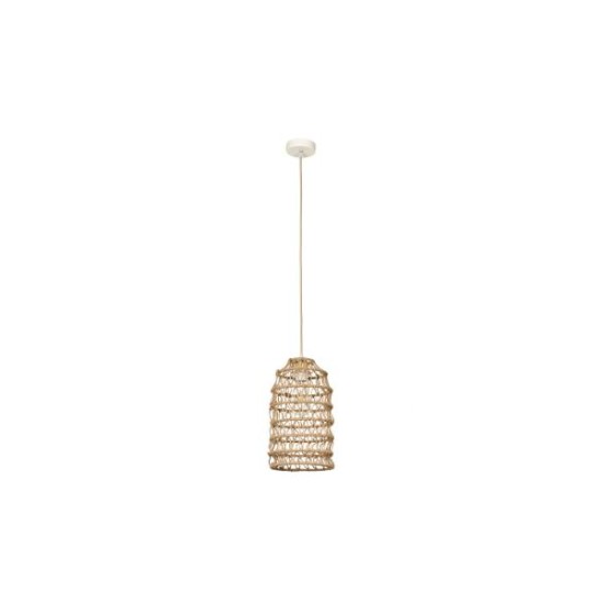 Pendant light E27 made in rope 20x40cm (4048-C) - INLIGHT