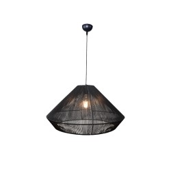 Κρεμαστό φωτιστικό με καπέλο απο ίνα 1xE27 D:60cm (4057-A) - INLIGHT