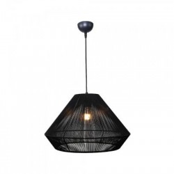 Κρεμαστό φωτιστικό με καπέλο απο ίνα 1xE27 D:45cm (4057-B) - INLIGHT