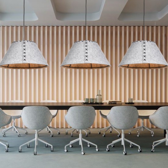 Κρεμαστό φωτιστικό 1xE27 Acoustic Light D:43x25cm (4060) - INLIGHT