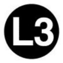 Πινακίδα σήμανσης Φάσης L3 Φ20mm (9τεμ) - 41342 - HILPRESS