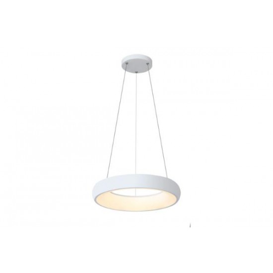 Κρεμαστό φωτιστικό LED 24W 3CCT από μαύρο και λευκό ακρυλικό D:60cm (42023-B-Black) - INLIGHT