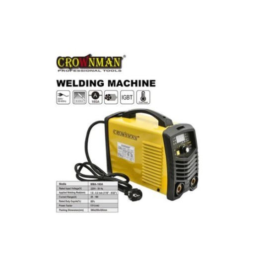 Ηλεκτροκόλληση 200A (max) Ηλεκτροδίου CROWNMAN