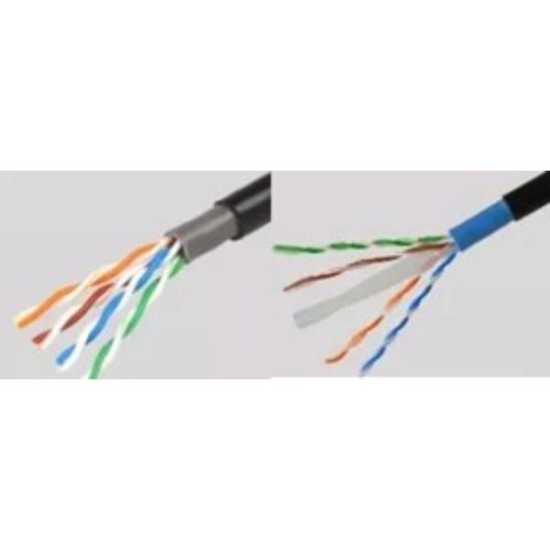 Καλώδιο υπόγειο UTP PET CAT 6 - Μάυρο