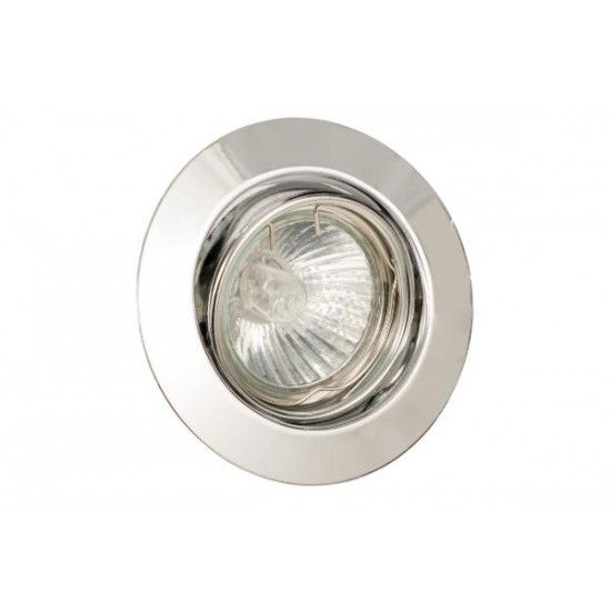 Χωνευτό σποτ από νίκελ ματ μέταλλο 1XGU10 D:9cm (43277-Νίκελ Ματ) - INLIGHT
