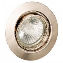 Χωνευτό σποτ από νίκελ ματ μέταλλο 1XGU10 D:9cm (43277-Νίκελ Ματ) - INLIGHT