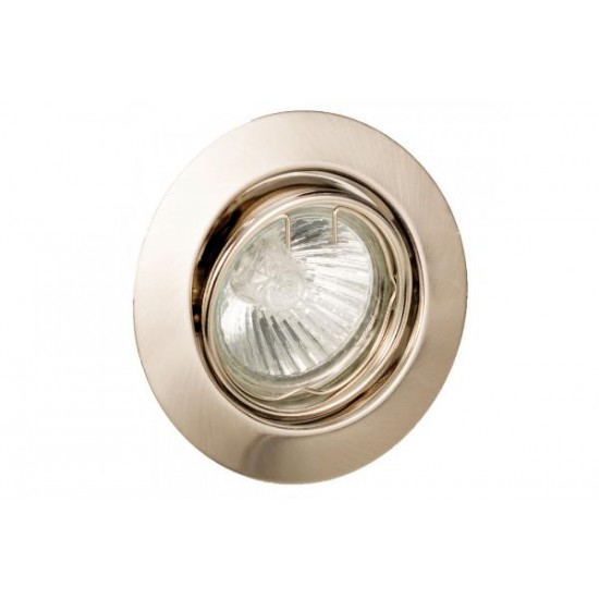 Χωνευτό σποτ από νίκελ ματ μέταλλο 1XGU10 D:9cm (43277-Νίκελ Ματ) - INLIGHT