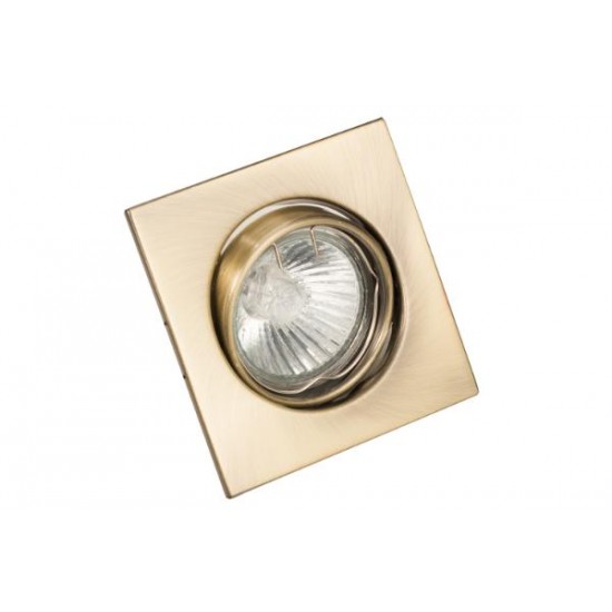 Χωνευτό σποτ από νίκελ ματ μέταλλο 1XGU10 D:9cm (43278-Νίκελ Ματ) - INLIGHT