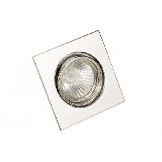 Χωνευτό σποτ από νίκελ ματ μέταλλο 1XGU10 D:9cm (43278-Νίκελ Ματ) - INLIGHT