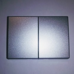 Πλακίδιο διακόπτη Κ-R - Ασημί/Αλουμίνιο  - 4-341 -  niko  