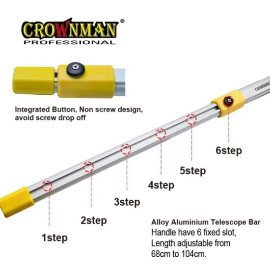 Ψαλίδι κλαδέματος 68x96mm - CROWNMAN