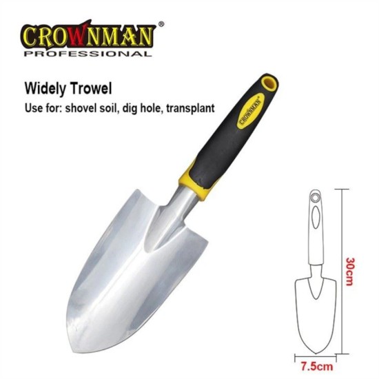 Μεταλλικό φτυαράκι κήπου 30x7cm - CROWNMAN