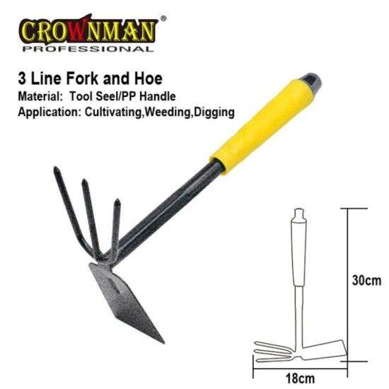 Μεταλλικό τσαπάκι κήπου 30x18cm - CROWNMAN