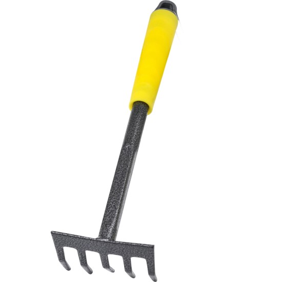 Μεταλλική τσουγκράνα κήπου 5 Δοντιών 30 Χ 18 cm - CROWNMAN