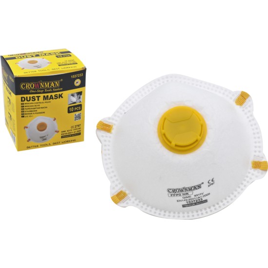 Μάσκα προστασίας απο σκόνη με φίλτρο FFP2 CROWNMAN