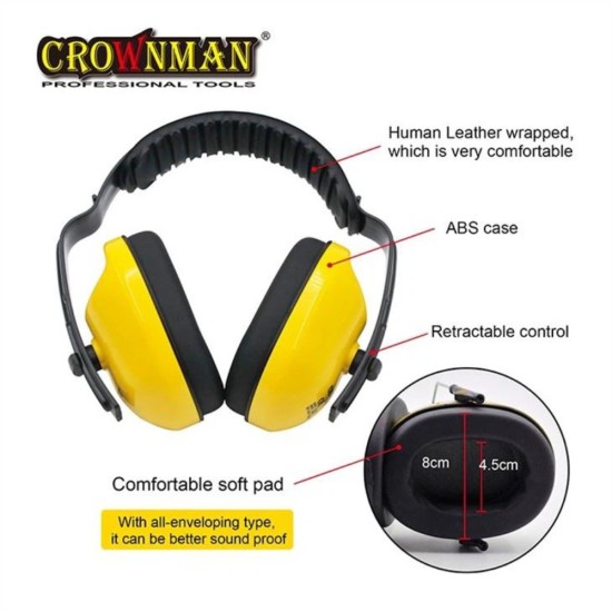 Ωτοασπίδες προαστασίας με στέκα CROWNMAN