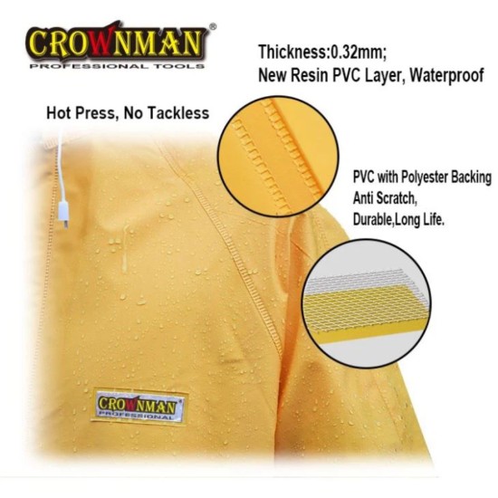 Αδιάβροχο - Αντιανεμικό κουστούμι (Μ)  CROWNMAN