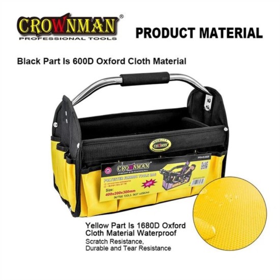 Τσάντα εργαλείων ώμου 600D - 1080D  CROWNMAN