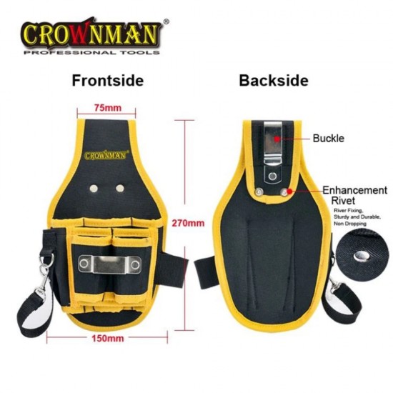 Waist tool pouch 600D - EVA CROWNMAN