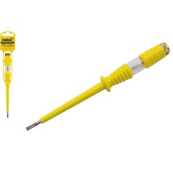 Κατσαβίδι Δοκιμαστικό μεγάλο 190mm κίτρινο 100V / 250V AC DC - CROWNMAN