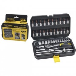 Κασετίνα Σέτ 46 ΤΜΧ Καστάνια με Καρυδάκια 1/4" - CROWNMAN