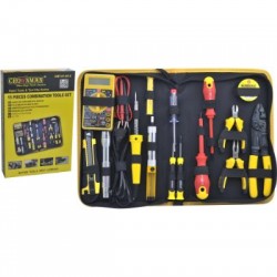 Κασετίνα Σέτ 15 ΤΜΧ Εργαλεία χειρός - CROWNMAN
