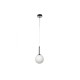 Pendant light made in golden metal and opal glass 1XG9 D:13cm (4016-1) - INLIGHT