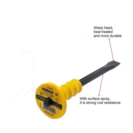 Πλακέ Καλέμι με στρογγυλή λαβή 22 Χ 16 Χ 250 mm - CROWNMAN