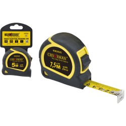 Μετροταινία με αυτόματη επαναφορά 7.5 mt Χ 25 mm  - CROWNMAN