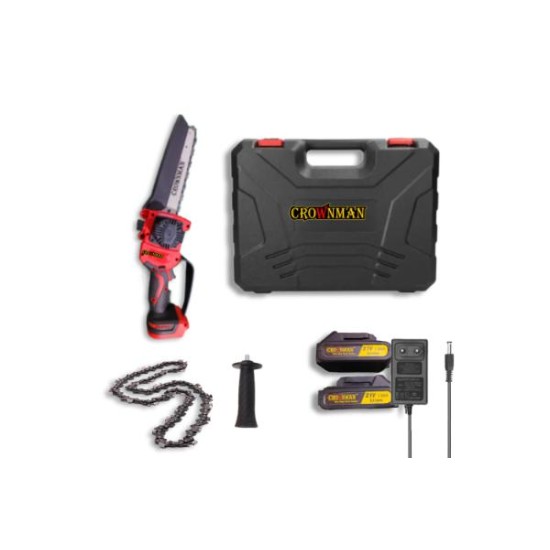 ΚΛΑΔΕΥΤΙΚΟ ΑΛΥΣΟΠΡΙΟΝΟ ΜΠΑΤΑΡΙΑΣ 21V (2 ΜΠΑΤΑΡΙΕΣ) - CROWNMAN