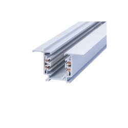 Ράγα 3 Φάσεων 230V AC χωνευτή (1μέτρο) Λευκή - 4WRE1MW - aca