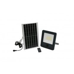 Ηλιακός Προβολέας LED 200W  Mε Aνιχνευτή Κίνησης Υπερύθρων + Φωτοκύταρρο ημέρας νύχτας  2000lm 4000k γραφίτης- Adeleq 