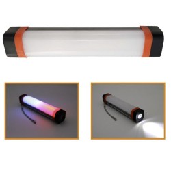 Πολυφωτιστικό LED 5W 500lm επαναφορτιζόμενο μέσω USB 9 λειτουργιών στεγανό IP-65 - adeleq