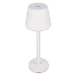 LED Πορτατίφ PC Επαναφορτιζόμενο CCT 3W USB 5VDC Λευκό - adeleq