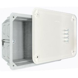 Κουτί διακλάδωσης γυψοσανίδας 100x150x50mm 25 Θυρίδων και βιδωτό καπάκι με 4 βίδες  - DABLER