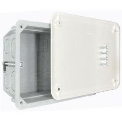 Κουτί διακλάδωσης γυψοσανίδας 100x200x50mm 28 Θυρίδων και βιδωτό καπάκι με 4 βίδες  - DABLER