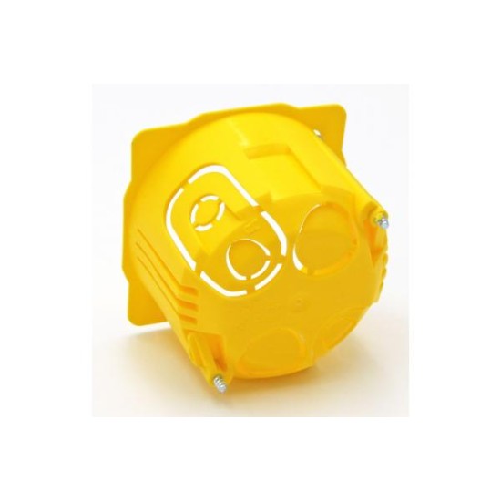 Κουτί διακόπτη γυψοσανίδας Φ72x50mm Κίτρινο - DABLER