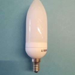 Λάμπα ηλεκτρονική κερί  E14 / 11W  - 2700K - 508814111 - LUXRAM