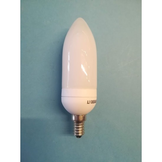 Λάμπα ηλεκτρονική κερί  E14 / 11W  - 2700K - 508814111 - LUXRAM