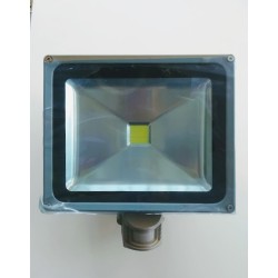 Led flood luminaire with motion sensor - Grey - 230V - 30W - 3000K - 5206 - Spotl ight