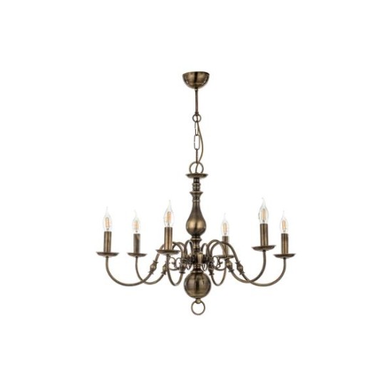 Κρεμαστό φωτιστικό από οξυντέ μέταλλο 3XE14 D:60cm (5309-3) - INLIGHT