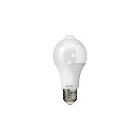 Λάμπα Led 9W - A60 / E27 6000K με αισθητήρα κίνησης - 5592 - Spot light