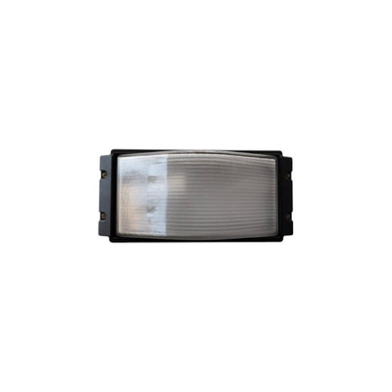 Bulkheadwall luminaire - E27 60W - Black - Geyer