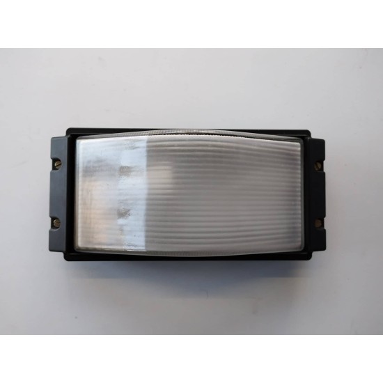 Απλίκα τύπου χελώνα E27 60W - Μάυρο - Geyer