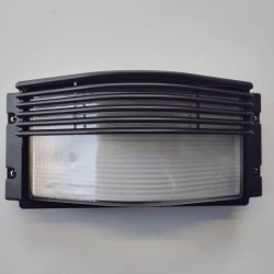 Απλίκα τύπου χελώνα με κάλυπτρο E27 60W - Μάυρο - Geyer