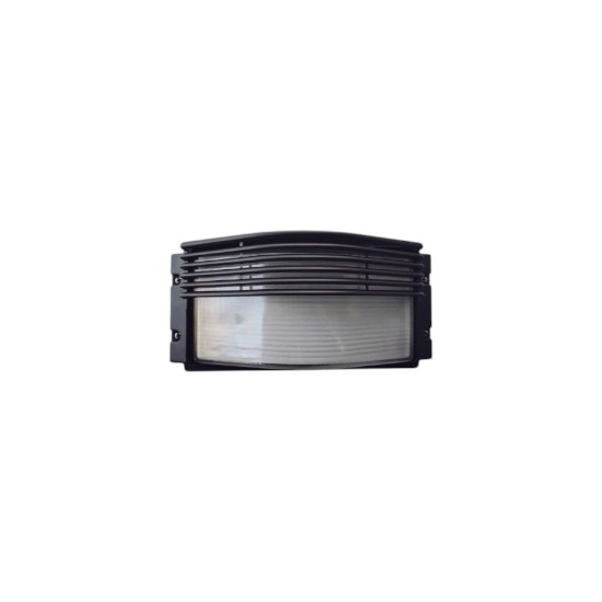 Bulkheadwall luminaire - E27 60W - Black - Geyer